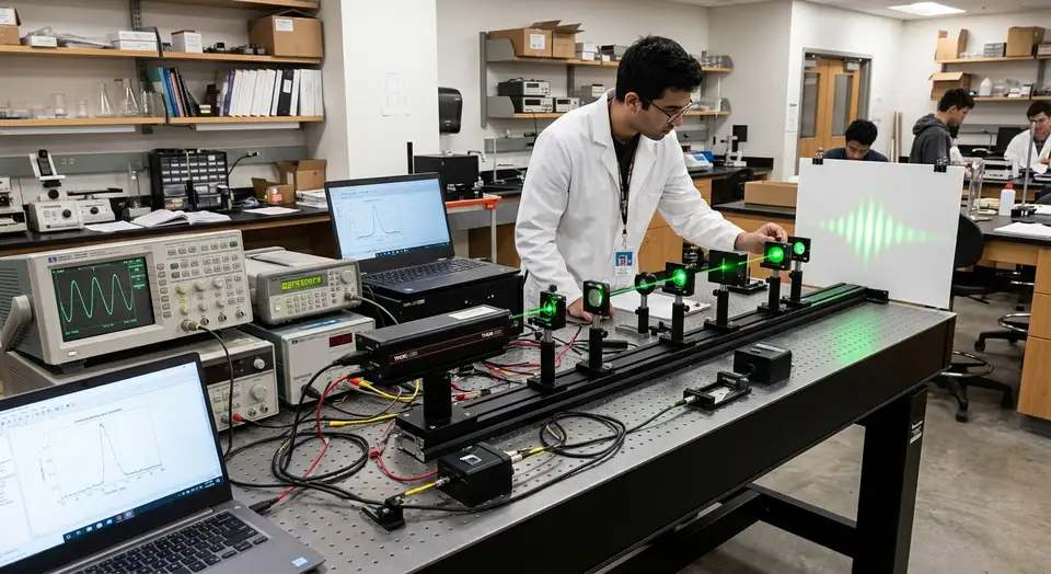 Physics laboratory setup